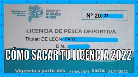 Como Sacar Licencia De Pesca Como Sacarla Todo Lo Que NecesitÁs Saber