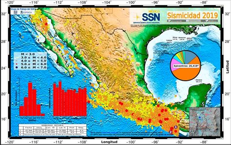 Ssn Mapas De Sismicidad Anual Unam M Xico