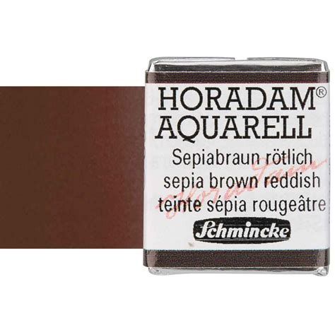 Schmincke Horadam Half Pan Watercolor Sepia Brown Jerry S Artarama