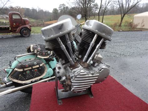 HARLEY DAVIDSON 1948FL PANHEAD ENGINE W/NC TITLE, KNUCKLEHEAD, FLATHEAD