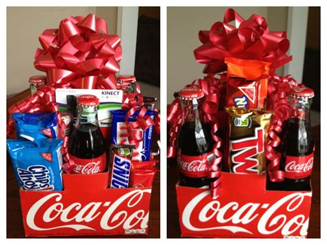 The Front And Back Of This Cokegoodies T Pack Themed T Baskets