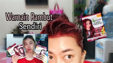 Cat Rambut Garnier Cranberry Red Youtube