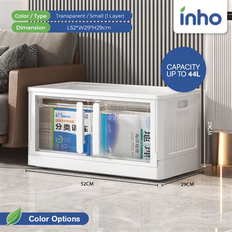 INHO 1 2 3 4 5 Layers Multipurpose Double Sided Opening Storage Cabinet