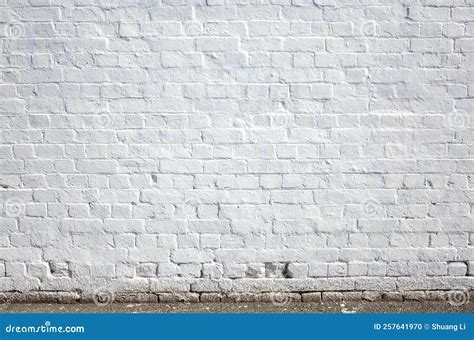 Textura De Fondo De La Pared De Ladrillo Blanco Viejo Y Vac O Con