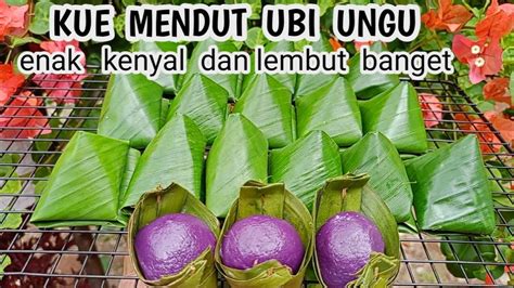 Kue Mendut Ubi Ungu Resep Tradisional Yang Enak Kenyal Dan Lembut