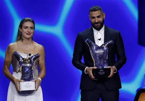 Karim Benzema, Alexia Putellas win UEFA best player awards