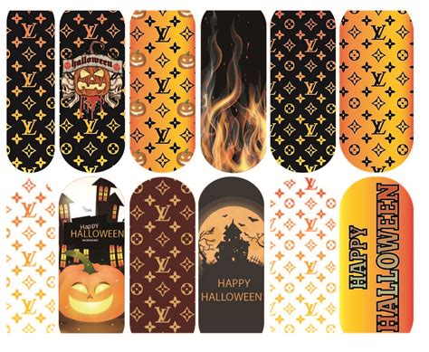 Designer Halloween Nail Decals 8 Sheets