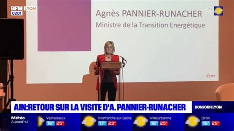 Ain retour sur la visite d Agnès Pannier Runacher