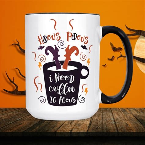 Hocus Pocus Coffee Mug Microwave And Dishwasher Safe Ceramic Etsy Finland