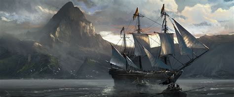 Assassins Creed Wallpaper Hd Wallpaper Phone Wallpapers Assassins Creed Black Sailing