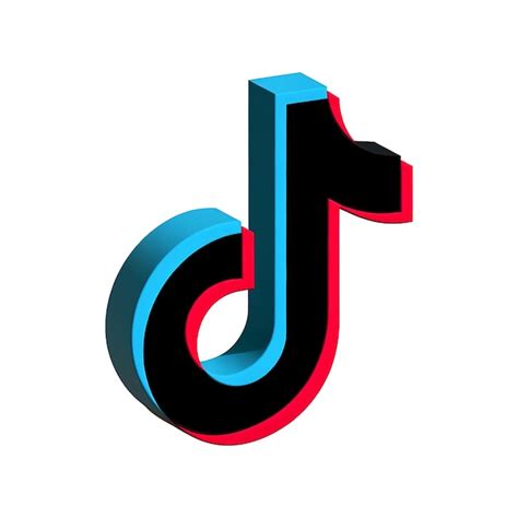 Premium Ai Image Tik Tok Glitch Icon Of Social Media