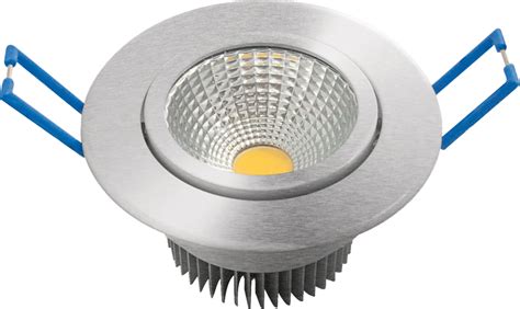 Foco Led Empotrado COB 3W Gris Leroy Merlin