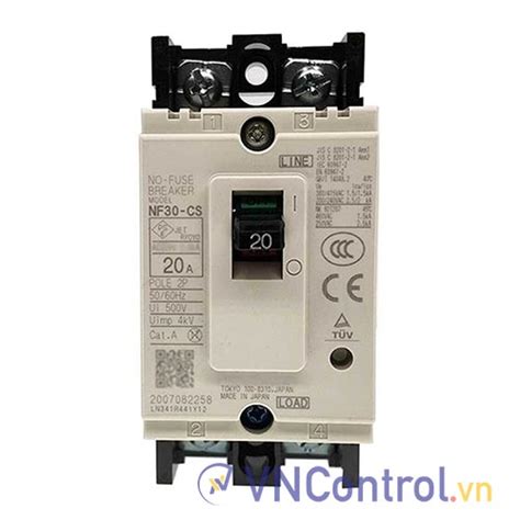 Aptomat khối MCCB MITSUBISHI NF30 CS 2P 20A 1 5KA VNControl vn