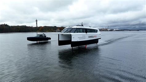 Candela S Revolutionary Electric C 8 Leisure Boat And P 12 Ferry Flying