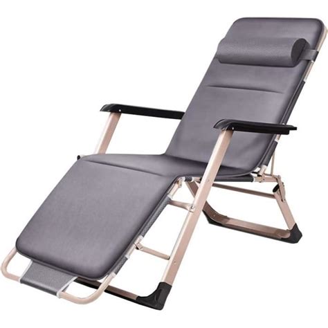 Chaise Relax De Jardin Zero Gravity Avec Coussins Chaise Longue