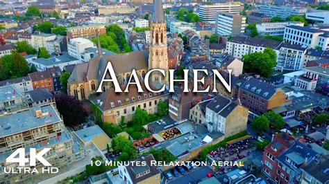 Aachen Drone Aerial Drohne K Aken Aix La Chapelle Germany