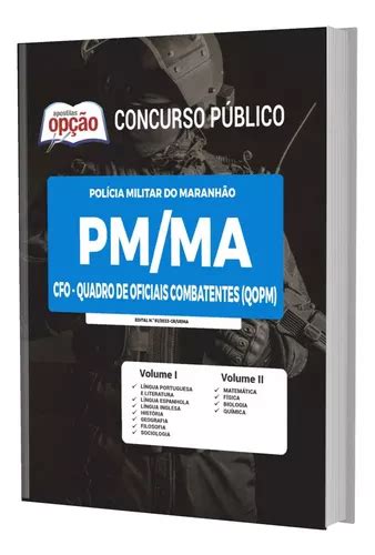 Apostila Pm Ma 2023 Cfo Quadro De Oficiais Combatentes Frete grátis