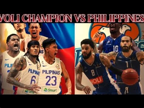 Gilas Pilipinas Vs Voli Champion Clarkson Grabe Tumira Ng Tres