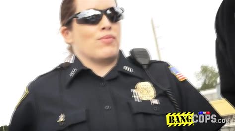 Face Sitting And Bbc Ride By Two Slutty Horny Milf Cops At The Same Time