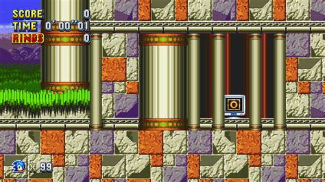 Marble Garden Zone Over Ghz Sonic Mania Works In Progress