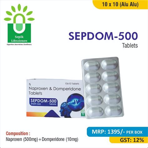 Mg Naproxen And Domperidone Tablets At Rs Per Box Naproxen