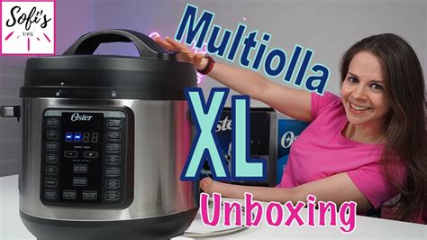 Unboxing Y COMO FUNCIONA MultiOlla XL Oster Olla RAPIDA 7 5 Litros 14