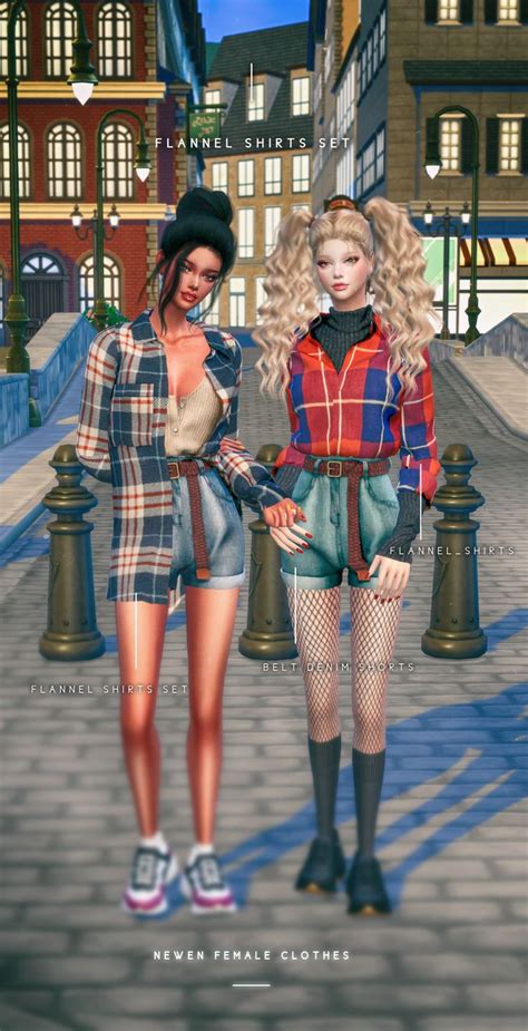 Set Series No 12 new en092 뉴엔 Sims 4 clothing Sims 4 dresses