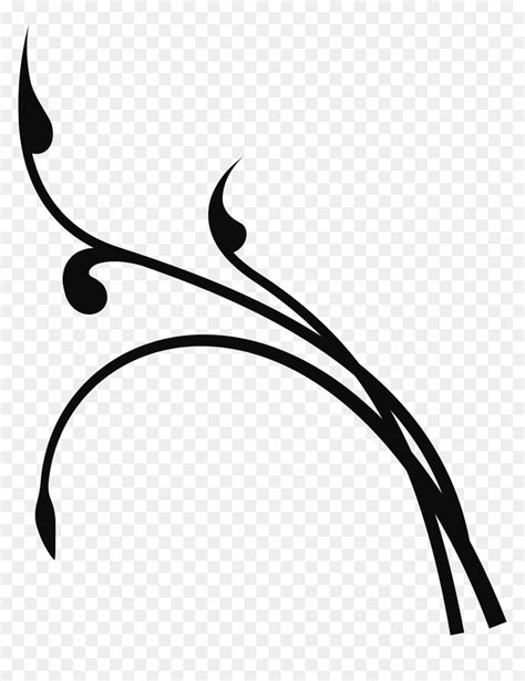 Art Nouveau Line Png Transparent Png Png Download Leaf Vines Vector