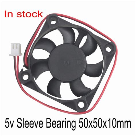 Buy Gdstime Gda5010 5v Dc Brushless Sleeve Bearing Fan 50x50x10mm 50mm