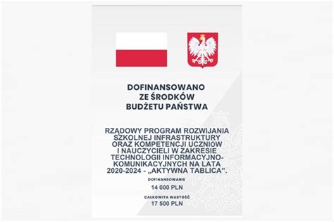 Aktywna Tablica wsparcie ze środków budżetu państwa SOSW Lublin