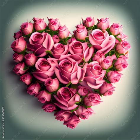 Heart Red Flower