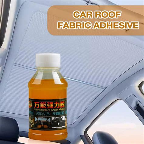 Car Roof Liner Repair Glue 100ml Fast Dry Glue Liquid Fabric Glue Strong Hot Ebay