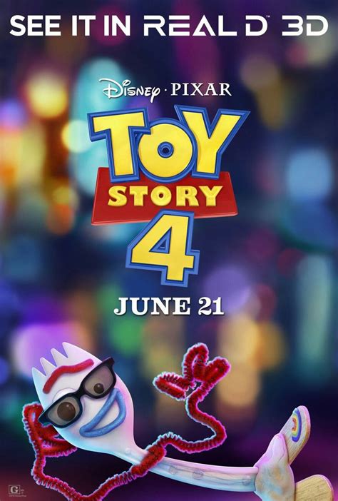 New Official Real D 3d Poster For Toy Story 4 Toy Story Pixar