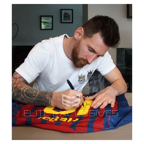 Lionel Messi Signed Shirts Elite Exclusives