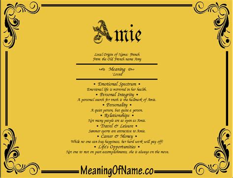 Amie Meaning Of Name
