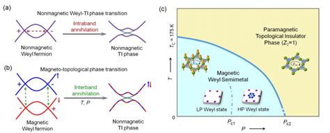 Topological Phase Transition Tpt A Weyl Ti Tpt With The Intraband