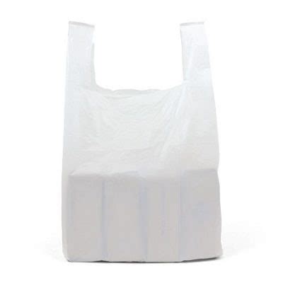 White Plastic Carrier Bags Gaelpac