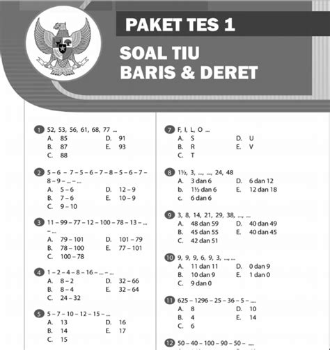 Detail Contoh Soal Skd Cpns Koleksi Nomer