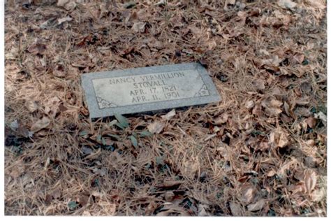 Nancy Kirby Vermillion Stovall 1821 1901 Find A Grave Memorial