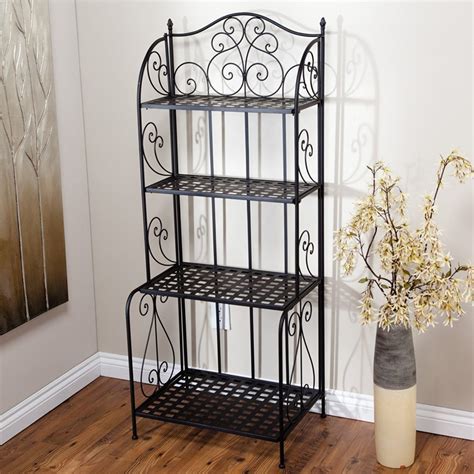 Wrought Iron Bakers Rack Bakers Racks Collection