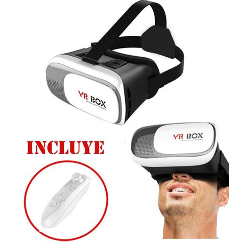 Lentes De Realidad Virtual Visor Vr Box Incluye Control Remoto