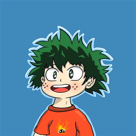 Deku Full Body Drawing