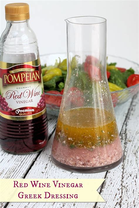 Greek Vinaigrette Dressing Recipe Red Wine Vinegar Greek Dressing