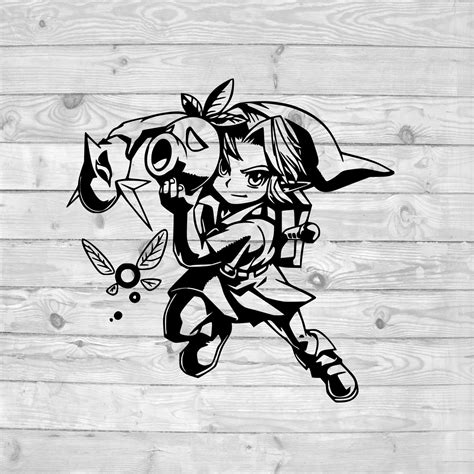 Zelda Link Stencil