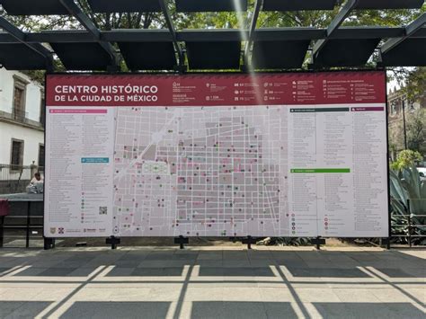 Chilango Mapa Turístico Del Centro Histórico Museos Teatros Y Murales De Cdmx