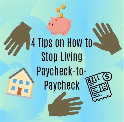 4 Tips On How To Stop Living Paycheck To Paycheck DebtWave