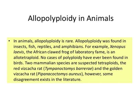 Allopolyploid