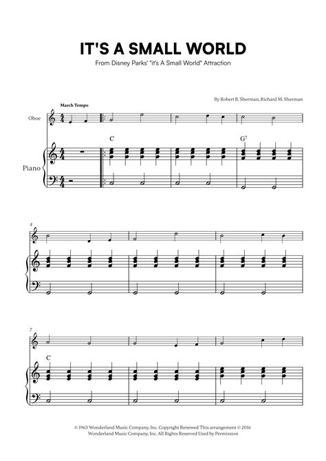 Its A Small World Arr Cadenza Editions Sheet Music Richard M