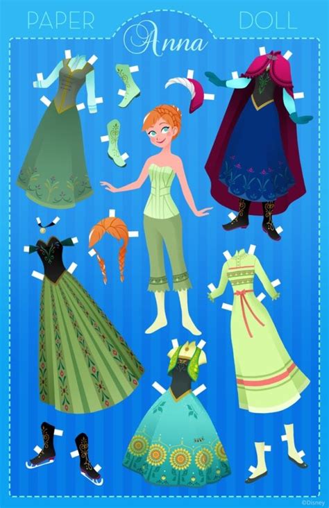 Anna Mu Eca De Papel Para Imprimir Y Vestir Gratis Princess Paper