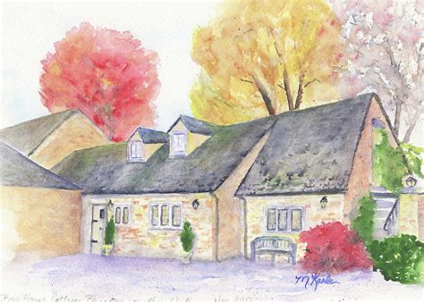 Cotswolds Cottage Painting By Marsha Karle Fine Art America